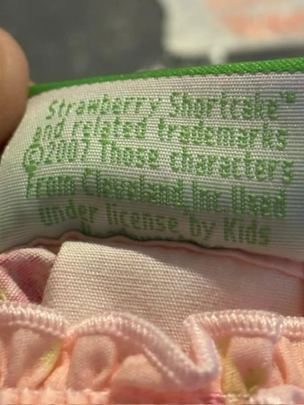 NWT Dead Stock 2007 Strawberry Shortcake 2-Piece Summer Set Size 6-9 Months